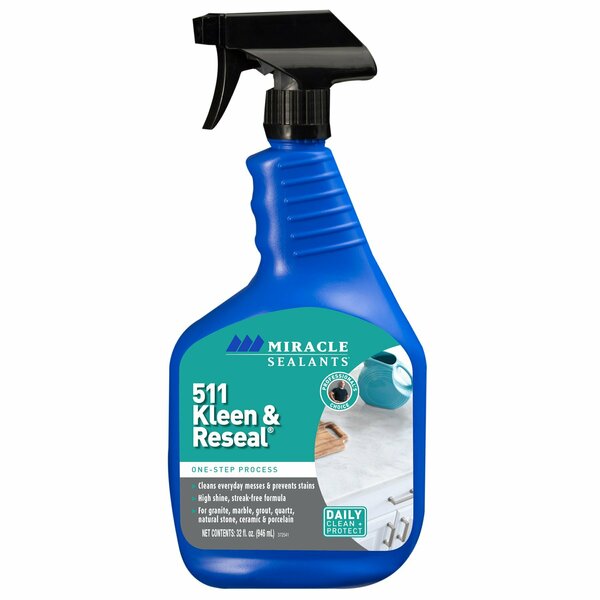 Miracle Sealants Sealant, 511 Kleen & Reseal, 32 Ounce KLRE32OZ6